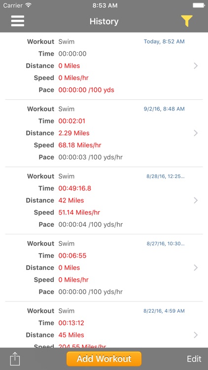 Swim Speeds - Track and log your workouts screenshot-3