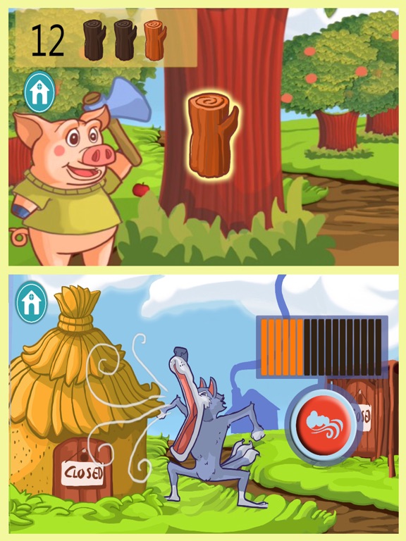 Interactive three little pigs screenshot 4
