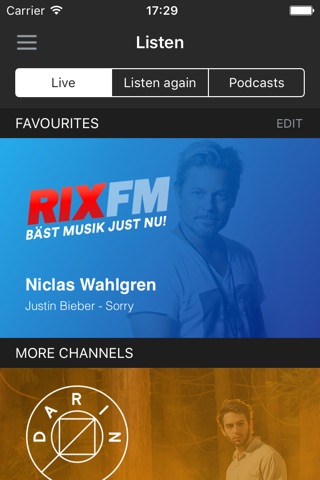 RIX FM screenshot 2