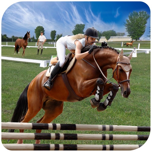 Jumping Horse 3D Simulator Racing Game -Pro icon