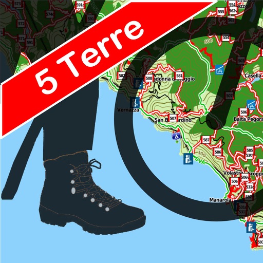 Trails of Cinque Terre - GPS & Maps for Hiking