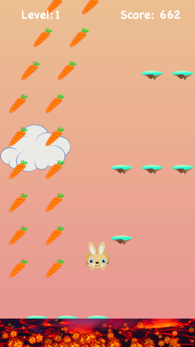 Lava Floor Escape: Jumpy Bunny screenshot 2