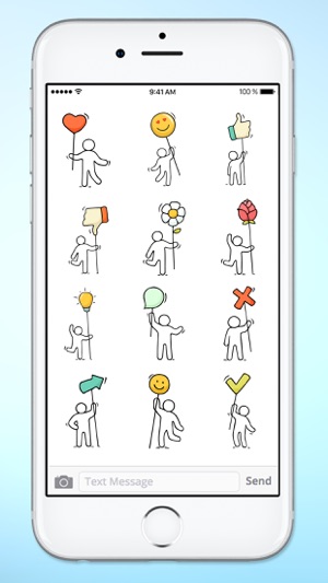 Stick Figure Emoji Icon Sticker Pack(圖3)-速報App