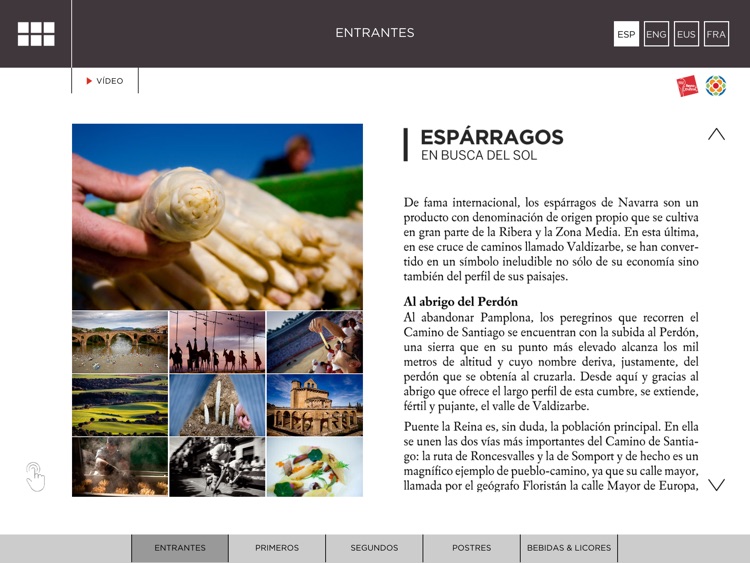 NAVARRA A LA CARTA Tablet screenshot-3