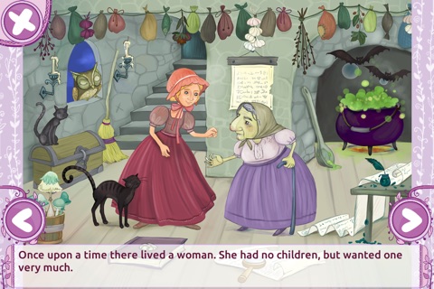 Thumbelina - Fairy tale with games for girls screenshot 2