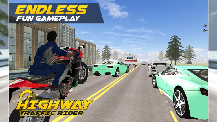Highway Traffic Rider : Motorbike Rider screenshot-2
