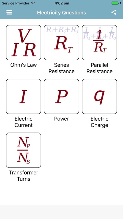 Electricity Questions