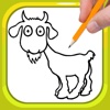 Coloring Games Draw Goat Farm Edition
