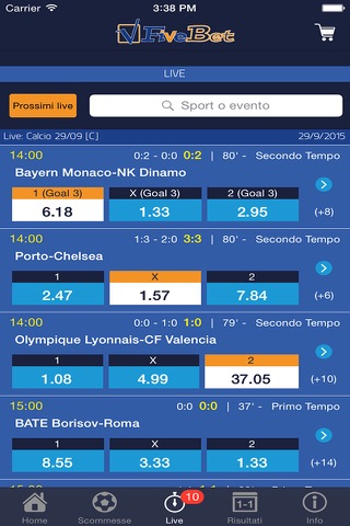 Fivebet Scommesse Sportive screenshot 2