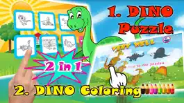 Game screenshot Drawings Coloring Page Puzzle Dinosaurs For Kids apk