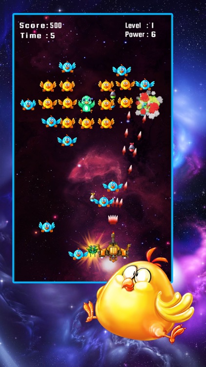 Space Attack: Chicken Shooter