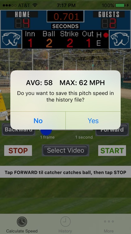 MyRadarGun - Baseball Pitch Speed