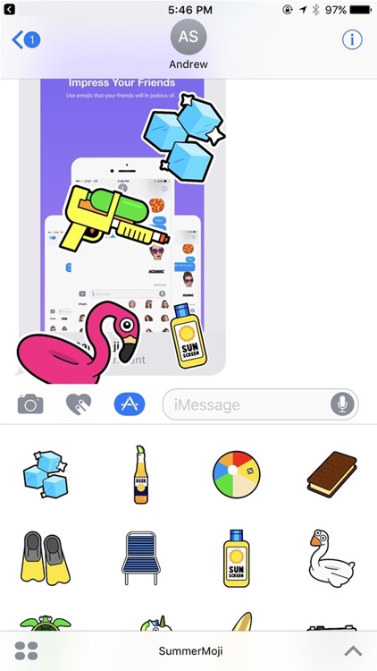 SummerMoji: Summer Stickers and Emojis