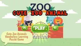 Game screenshot Cute Zoo Animals Vocabulary Learning Puzzle Game mod apk