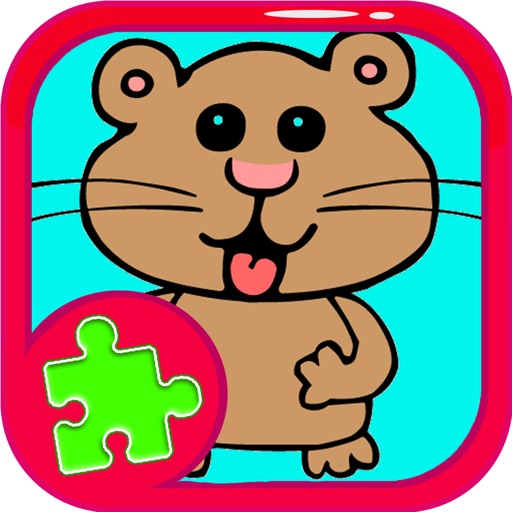 Puzzle Learning Games For Hamster Icon