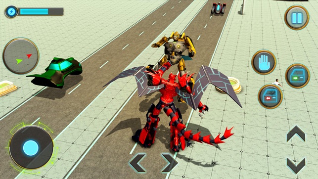 Incredible Dragon Robot 3D(圖1)-速報App
