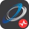The SelfLoops HRV application calculates and displays the heart rate variability