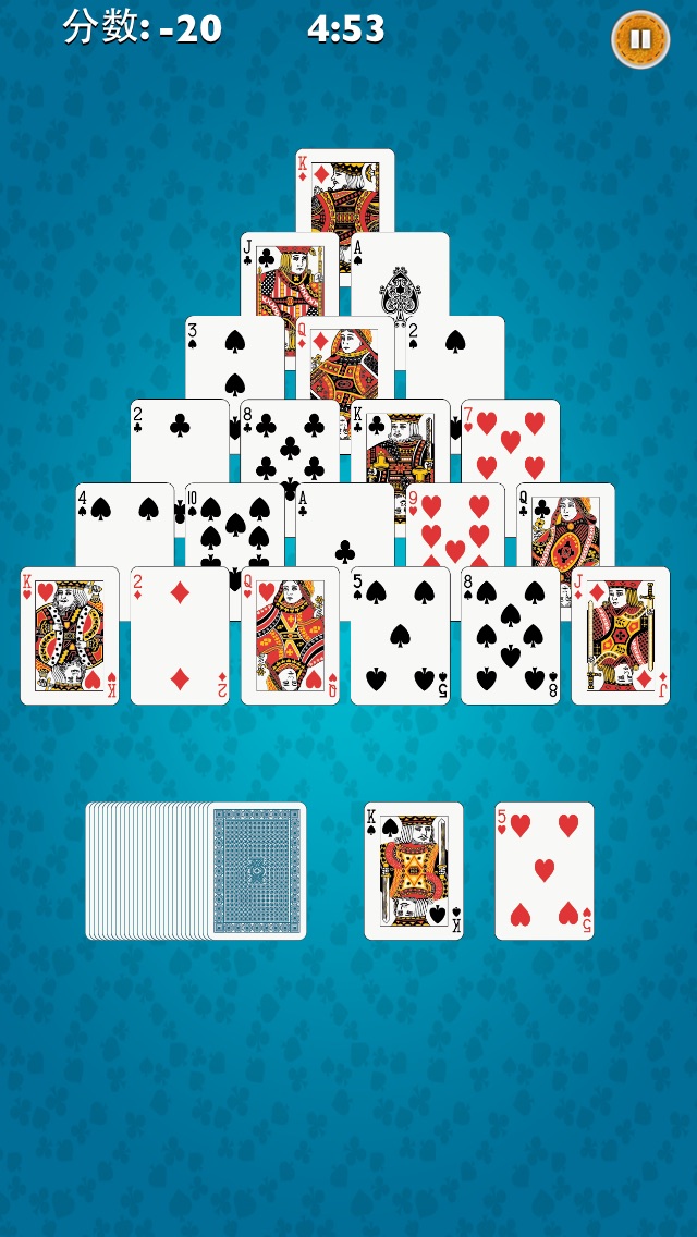 扑克牌占卜七层金字塔图片