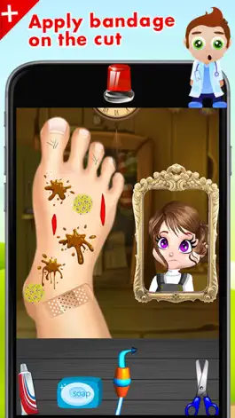 Game screenshot Foot doctor Surgery apk