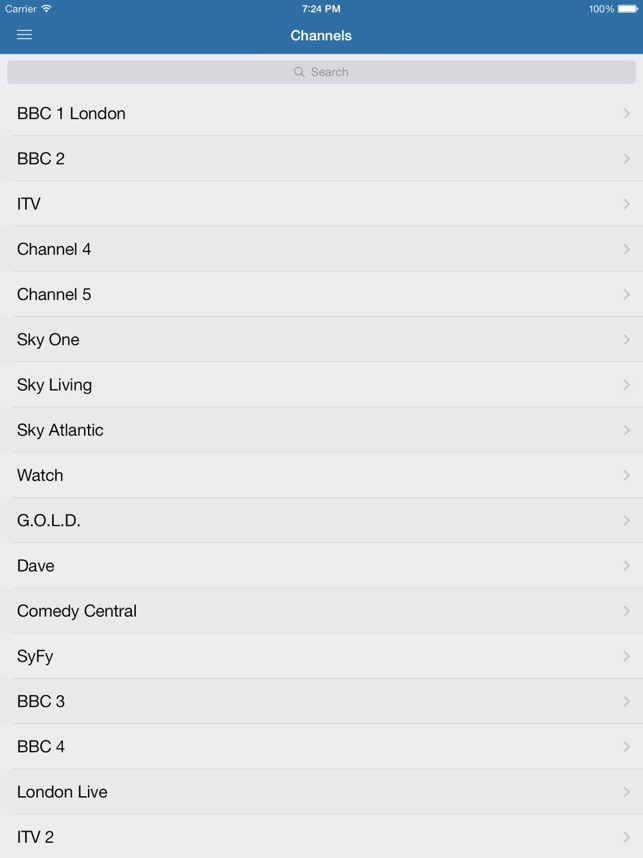 United Kingdom's Television for iPad(圖1)-速報App