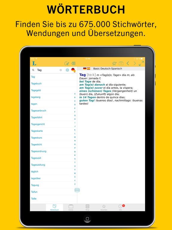 Screenshot #4 pour Spanisch Deutsch - Wörterbuch