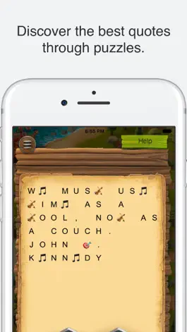 Game screenshot Encrypted quotes apk