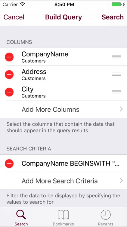 SQL Server Mobile Database Client screenshot-0