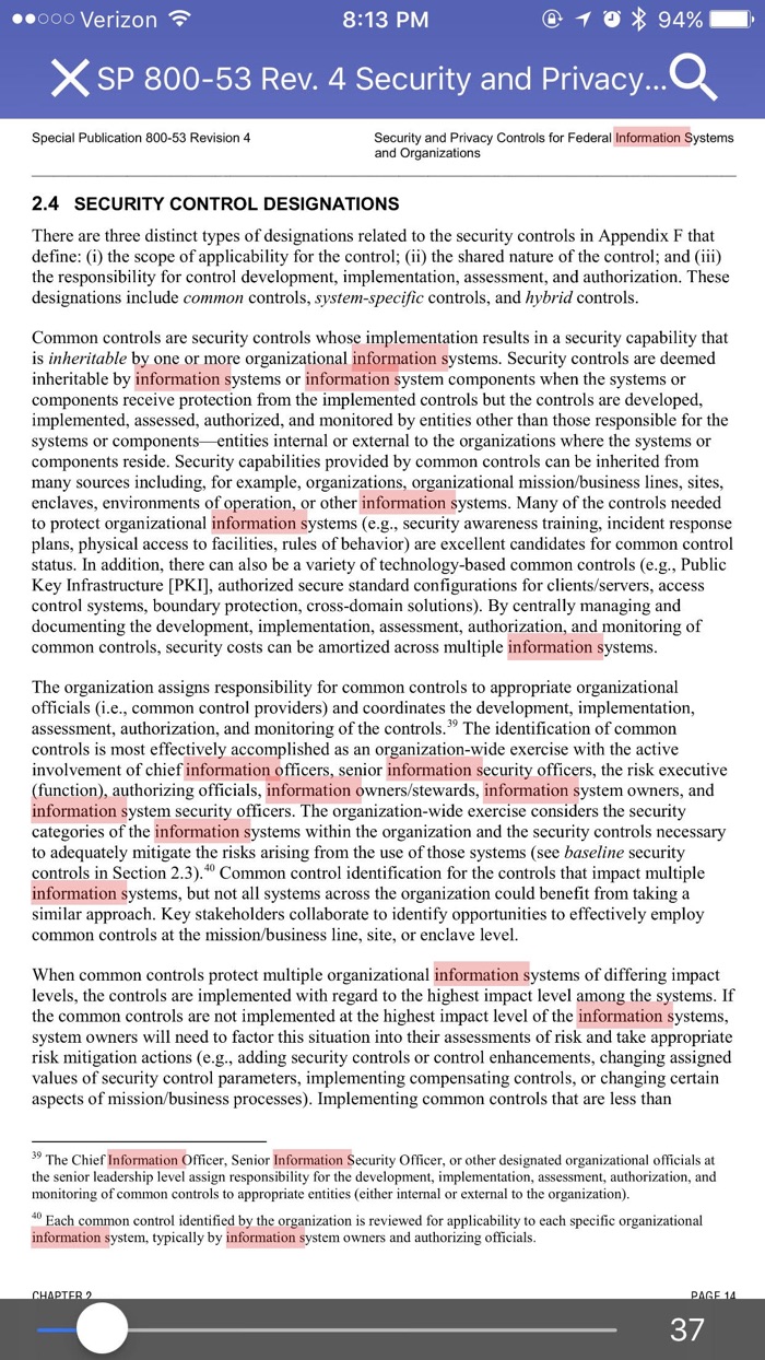 Risk Management Framework RMF