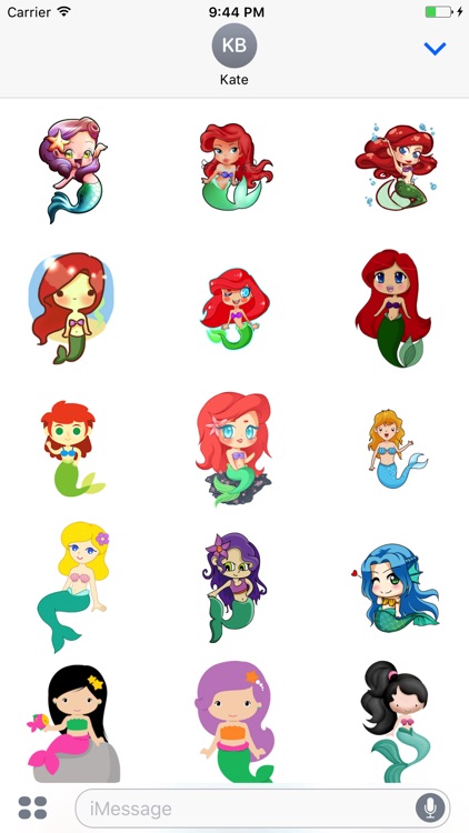 MermaidMojis - Mermaid Emoji And Stickers