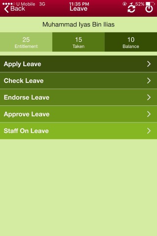 UUM Mobile for Staff screenshot 2