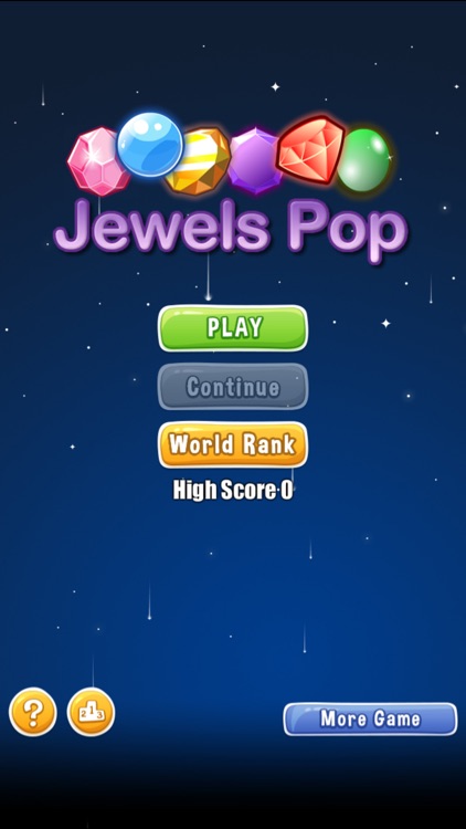 Jewels Pop - one touch drawing 3match game