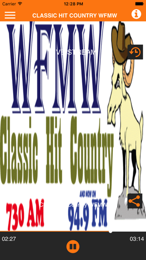 Classic Hit Country WFMW(圖1)-速報App