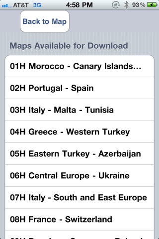 Europe High Altitude Enroute Charts-IFR Charts screenshot 4