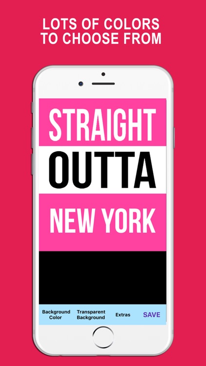 Straight Outta - Create and Design Text PNG Images
