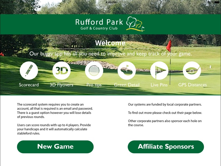 Rufford Park Golf Club - Buggy