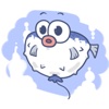 Cute Blowfish Sticker