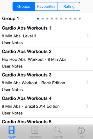 Cardio Abs Workouts screenshot 2