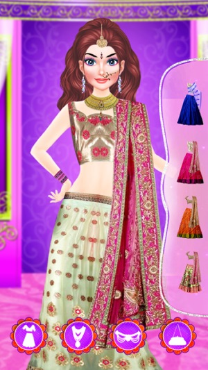 Indian Doll Fashion Salon : Dressup Game