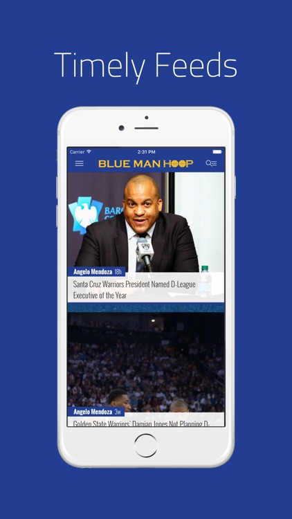 Blue Man Hoop