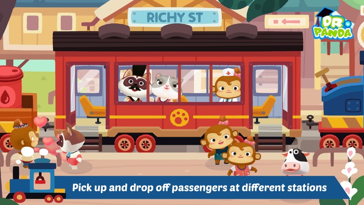 Dr. Panda Train screenshot-3