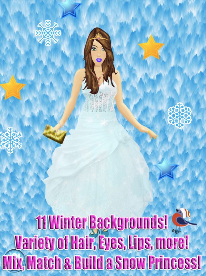 Ice Princess Salon Dress Up Fashion - Snow Queen