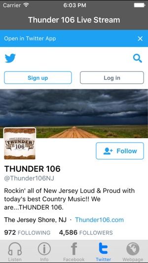 Thunder 106 Live Stream(圖4)-速報App