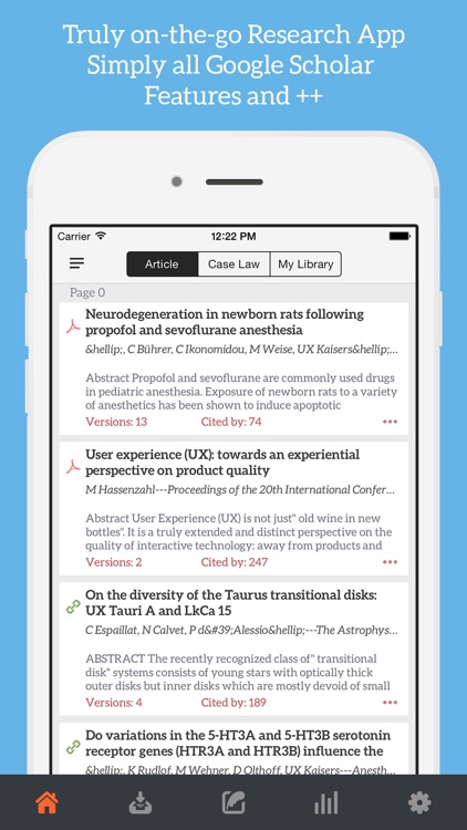 GoScholar for Google Scholar: Science Papers