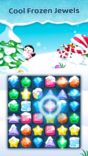 Frozen Jewels Mania - Match 3 Gems Puzzl