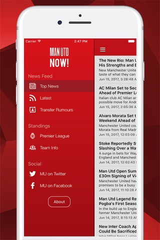 MU NOW! - Manchester United News & Scores screenshot 2