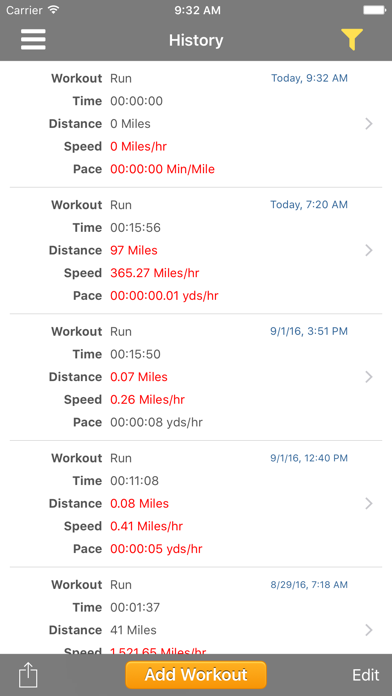 Run Speeds - Track and log your workouts screenshot 4