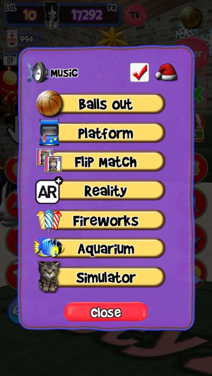 KittyZ, my virtual pet cat