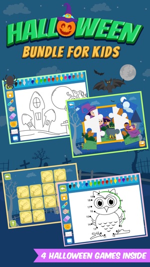 Four in One Halloween Activity Bundle for Kids(圖1)-速報App