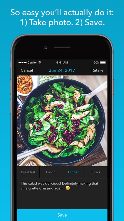 Mindfull Food Journal & Photo Food Diary
