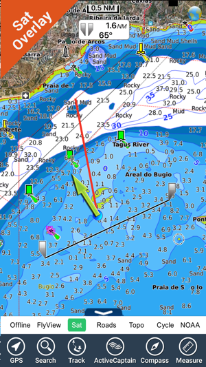 Marine: Portugal HD - GPS Map Navigator(圖1)-速報App